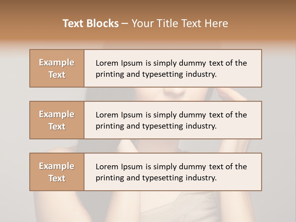 Studio Charming Shoulder PowerPoint Template