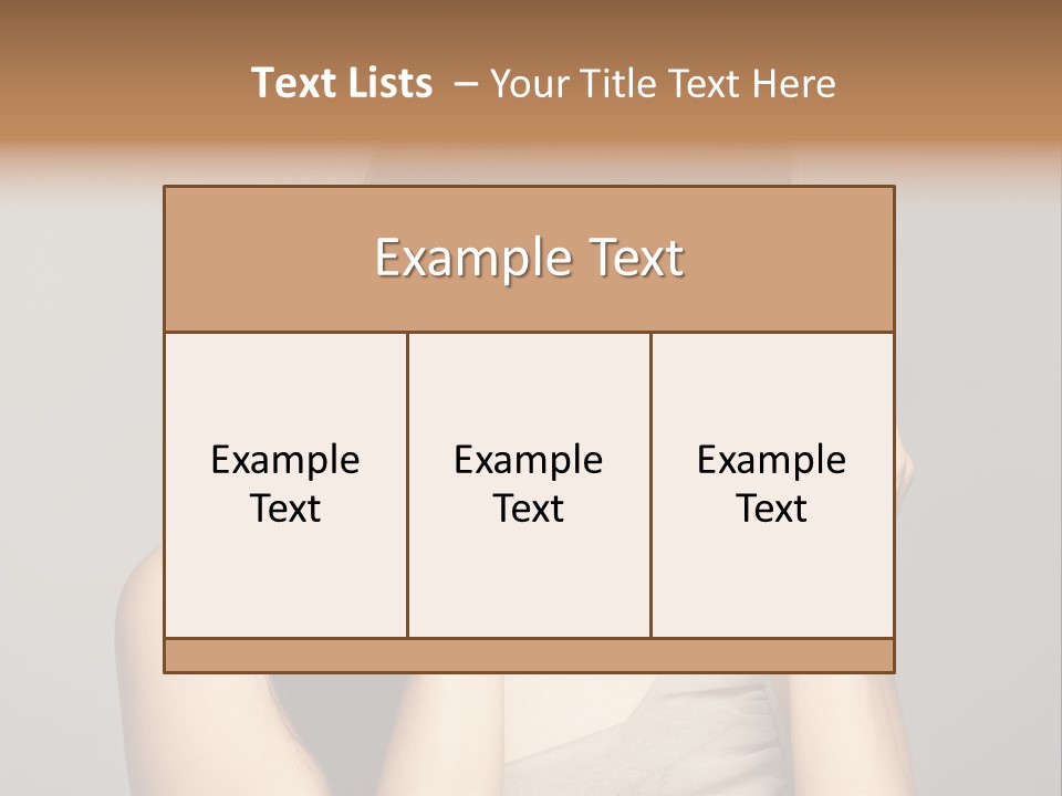 Studio Charming Shoulder PowerPoint Template