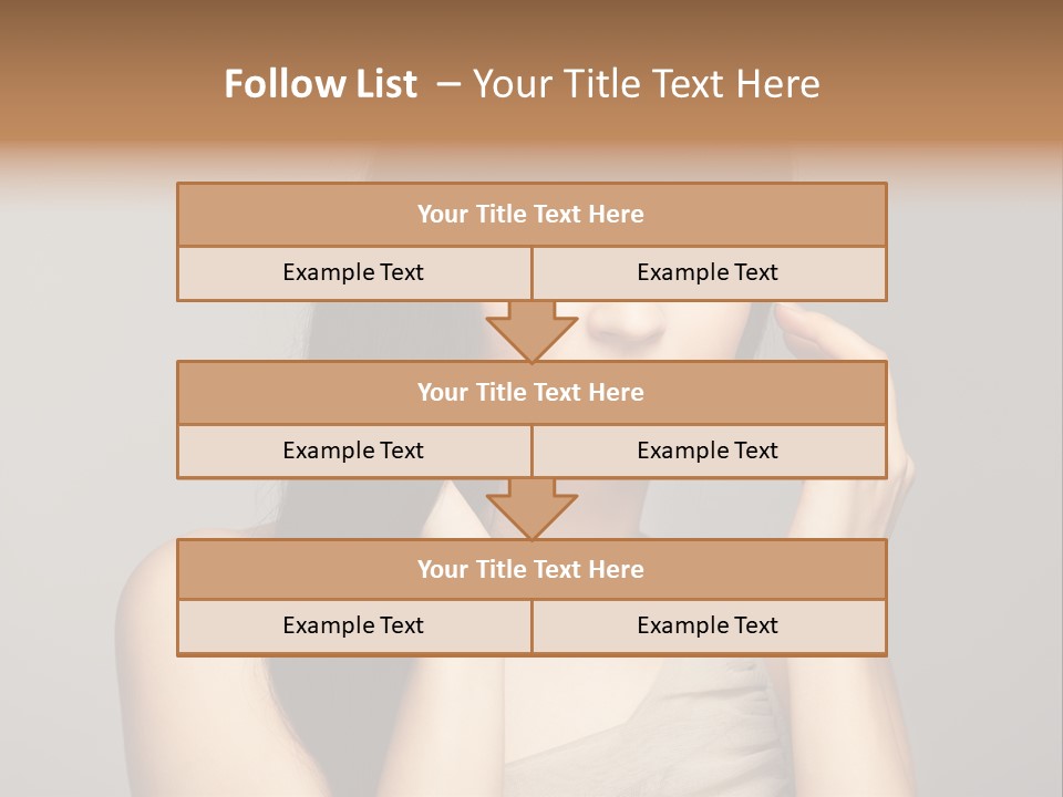 Studio Charming Shoulder PowerPoint Template
