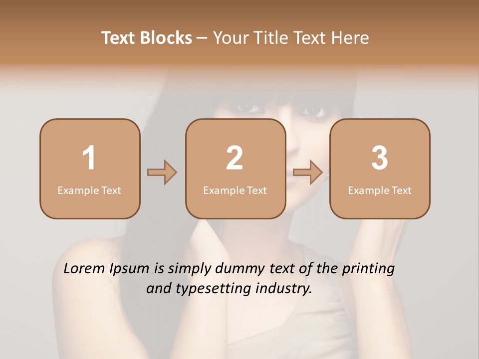 Studio Charming Shoulder PowerPoint Template