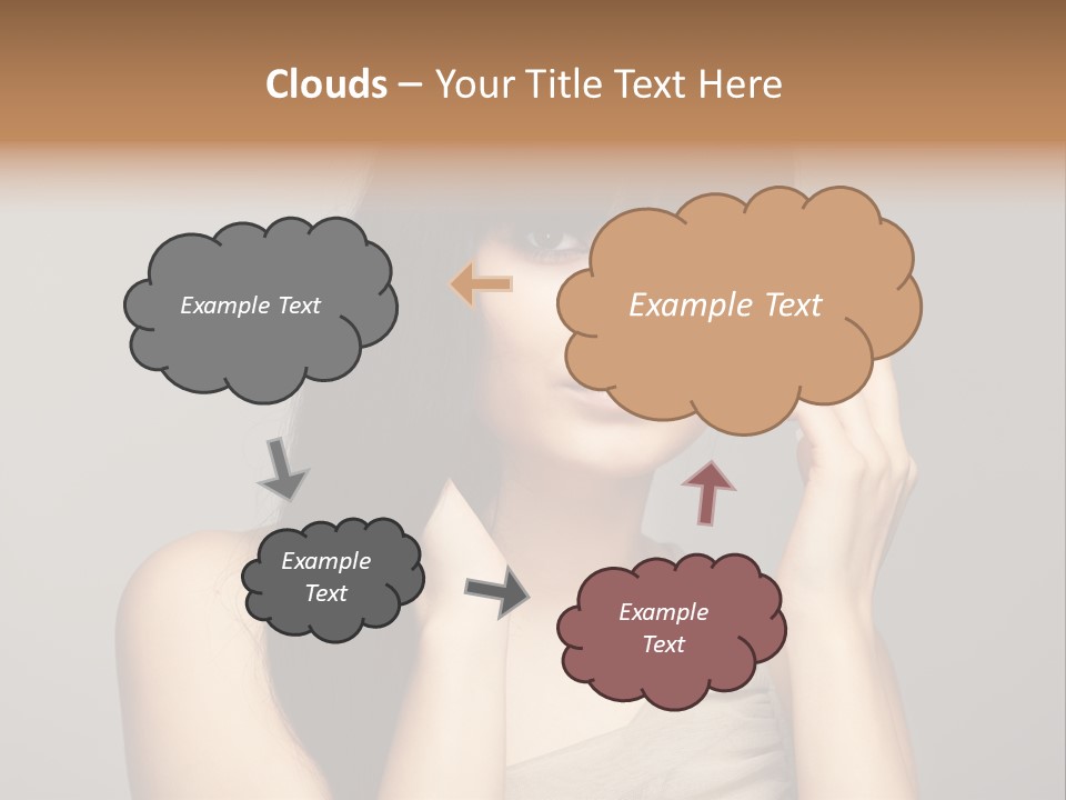 Studio Charming Shoulder PowerPoint Template