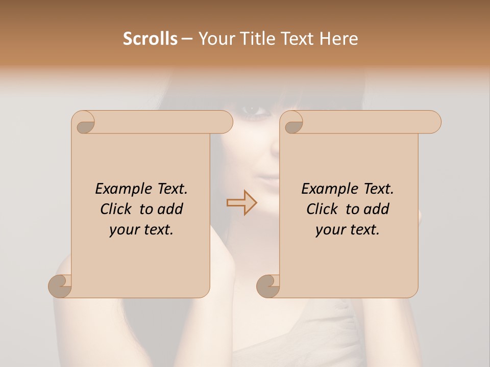 Studio Charming Shoulder PowerPoint Template