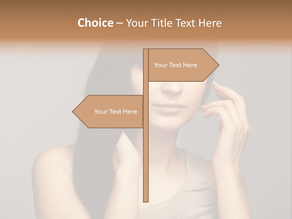 Studio Charming Shoulder PowerPoint Template