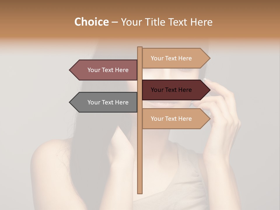 Studio Charming Shoulder PowerPoint Template