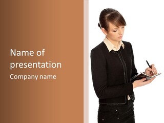 Personal Paper Mission PowerPoint Template