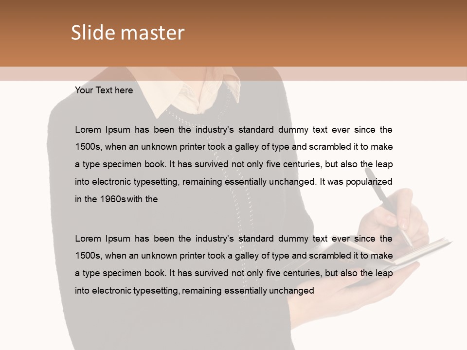 Personal Paper Mission PowerPoint Template