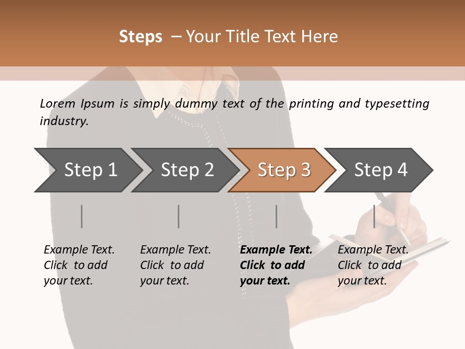 Personal Paper Mission PowerPoint Template
