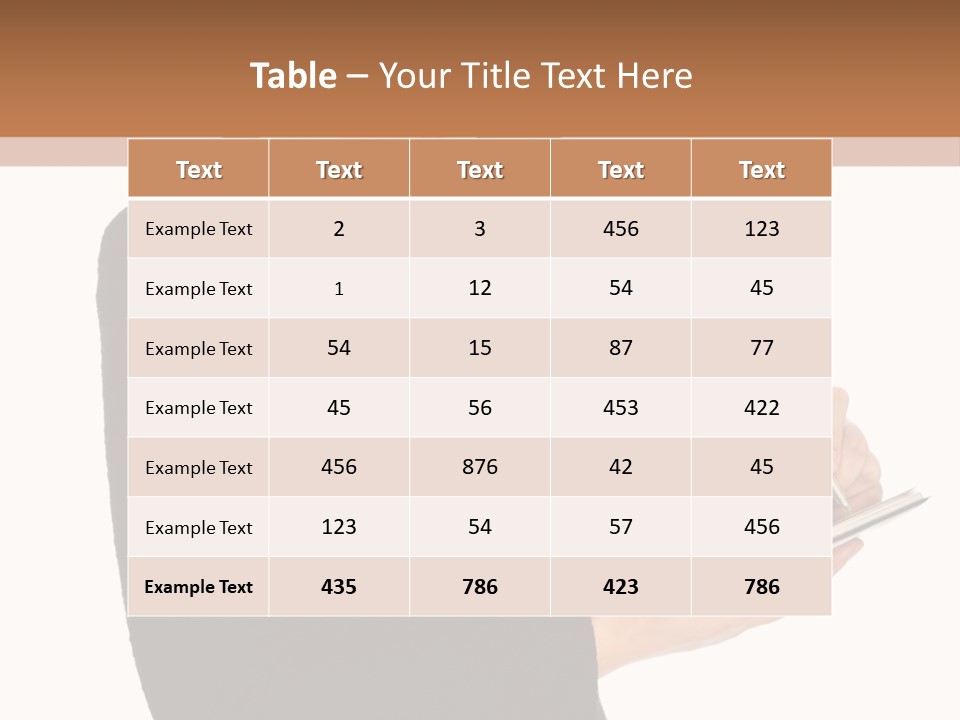 Personal Paper Mission PowerPoint Template