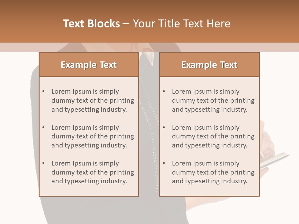 Personal Paper Mission PowerPoint Template
