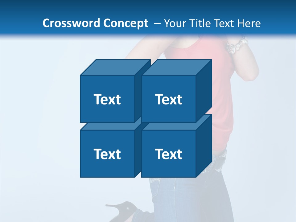 Model Shoes Bracelet PowerPoint Template