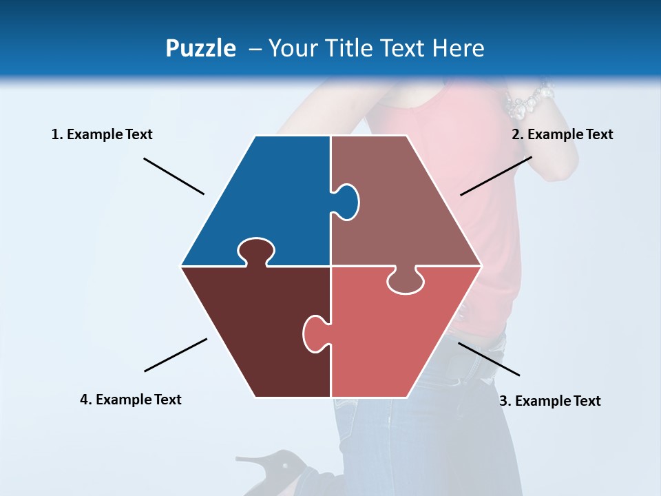 Model Shoes Bracelet PowerPoint Template