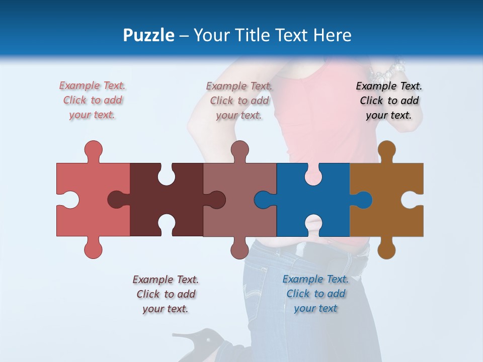 Model Shoes Bracelet PowerPoint Template