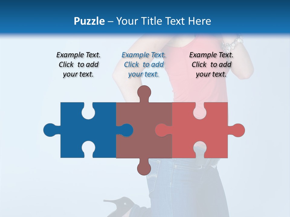 Model Shoes Bracelet PowerPoint Template