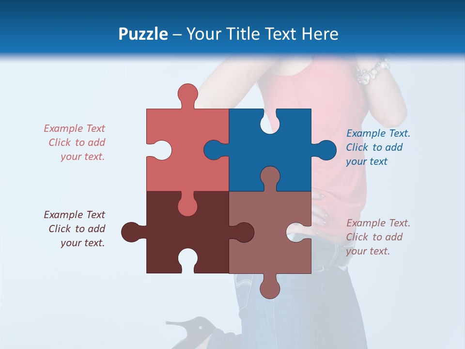 Model Shoes Bracelet PowerPoint Template