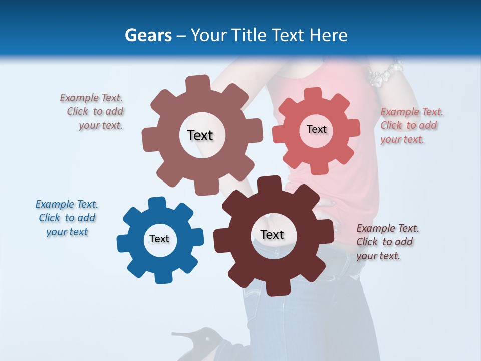 Model Shoes Bracelet PowerPoint Template