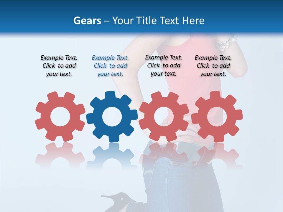 Model Shoes Bracelet PowerPoint Template