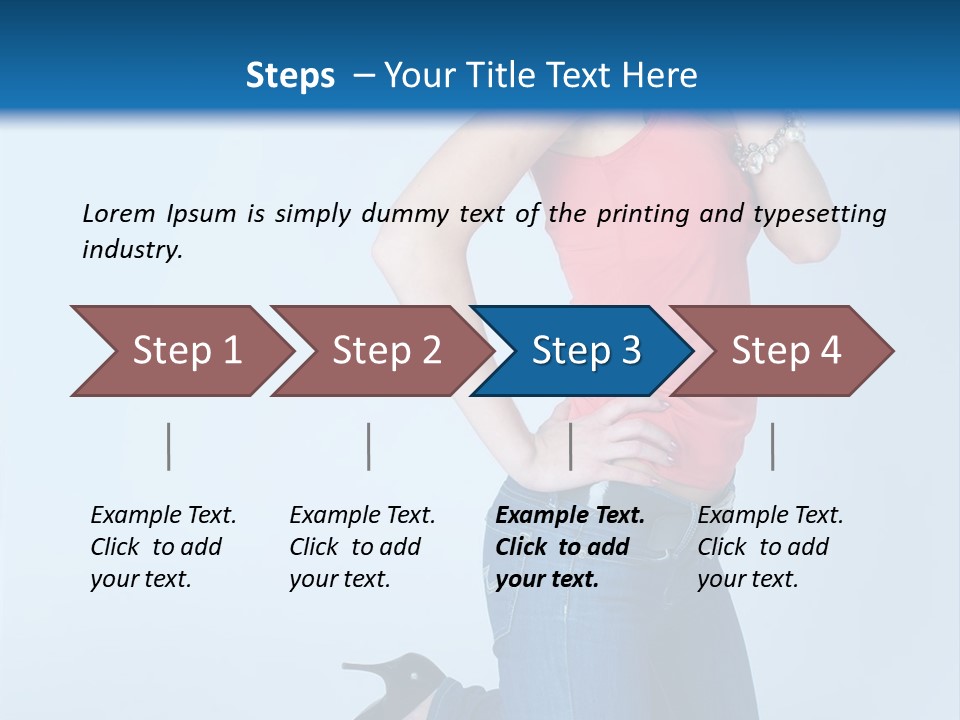 Model Shoes Bracelet PowerPoint Template