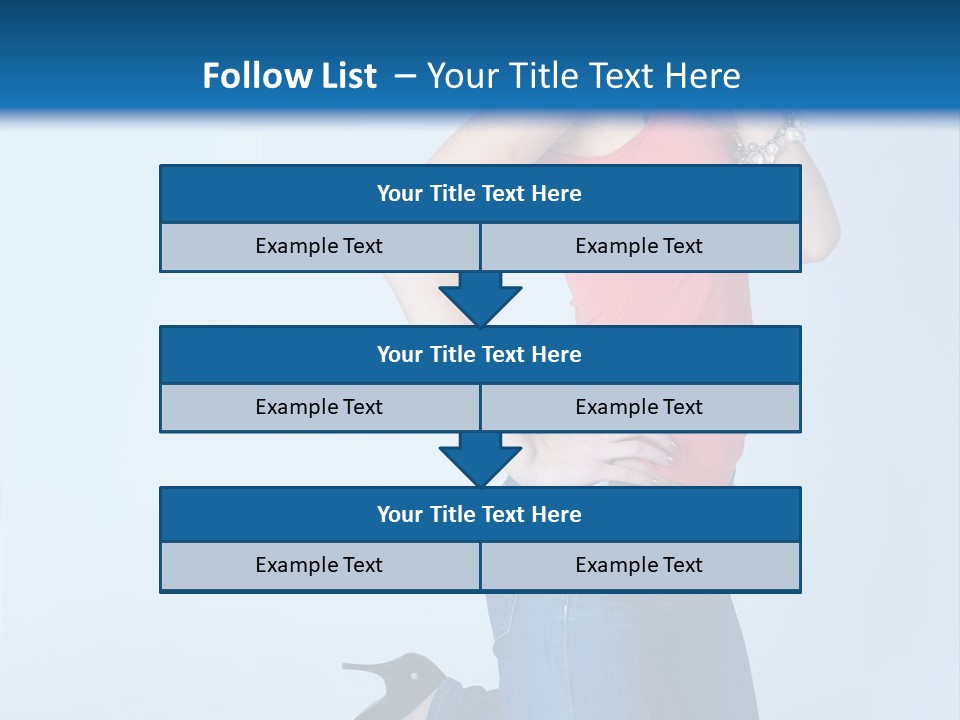 Model Shoes Bracelet PowerPoint Template