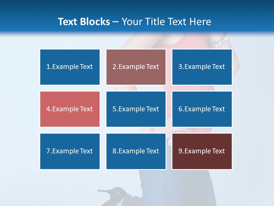 Model Shoes Bracelet PowerPoint Template