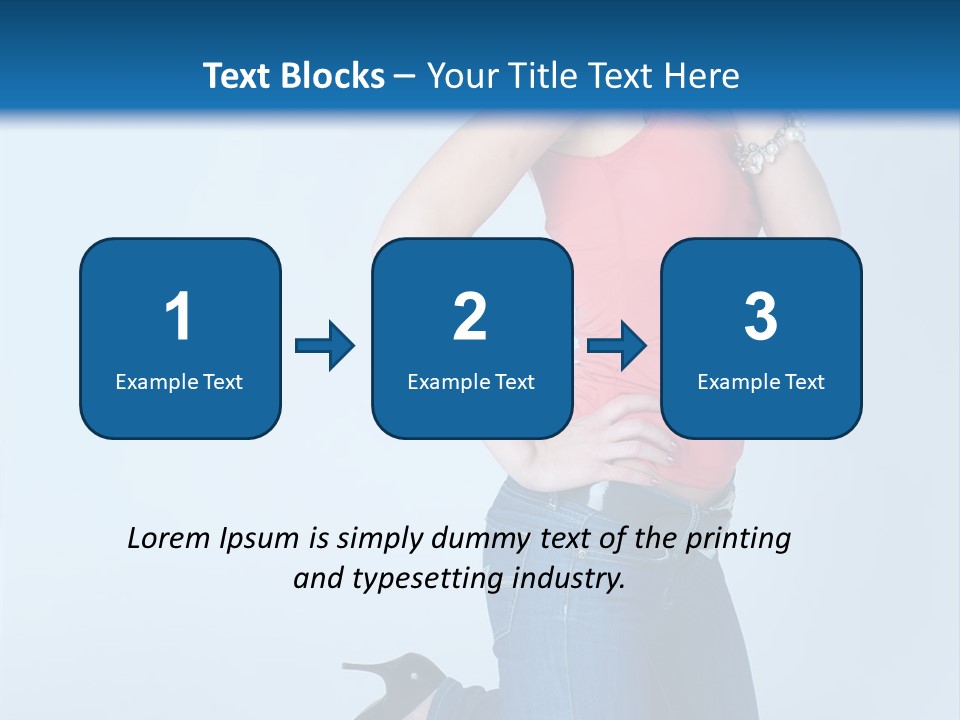 Model Shoes Bracelet PowerPoint Template