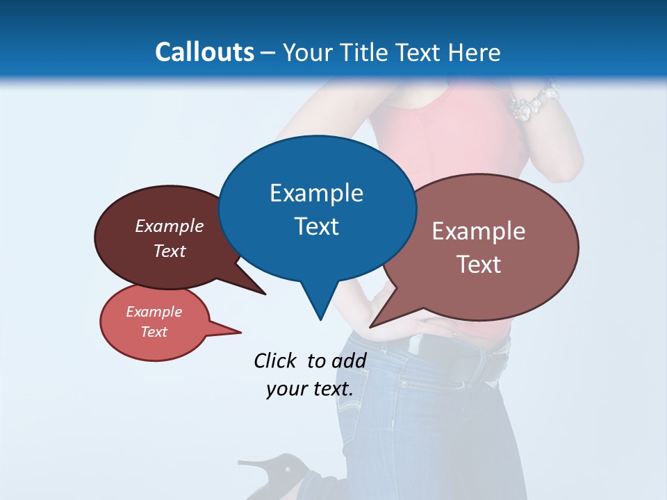 Model Shoes Bracelet PowerPoint Template