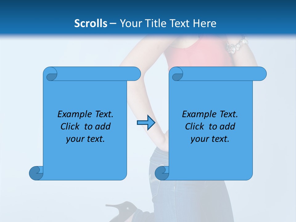 Model Shoes Bracelet PowerPoint Template