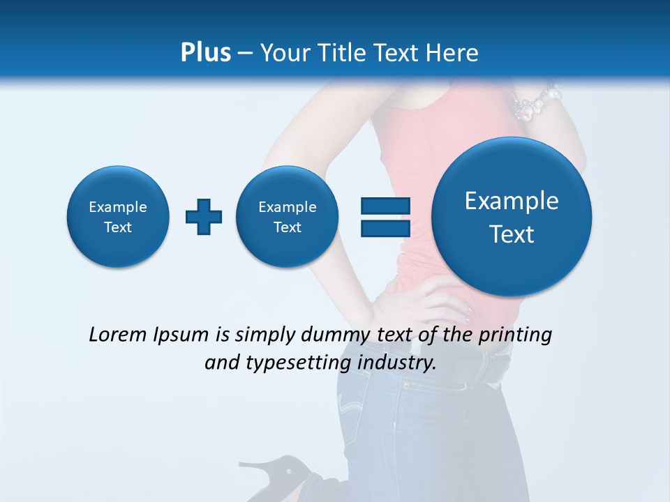 Model Shoes Bracelet PowerPoint Template