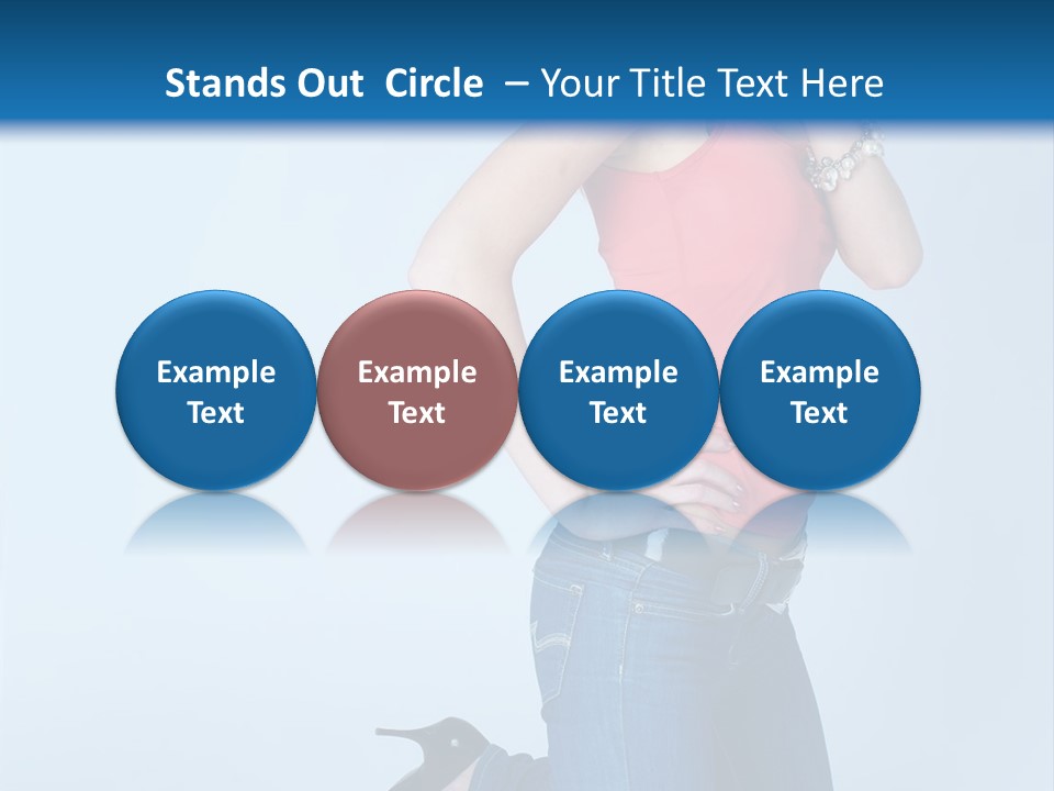 Model Shoes Bracelet PowerPoint Template