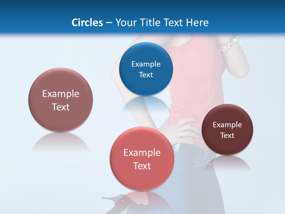 Model Shoes Bracelet PowerPoint Template