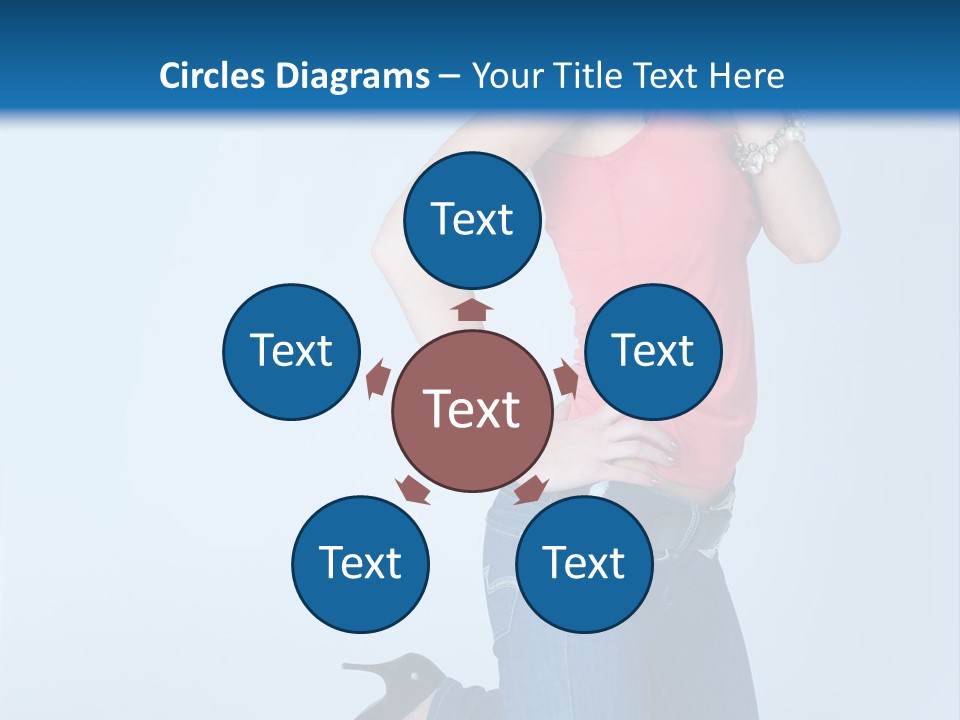 Model Shoes Bracelet PowerPoint Template