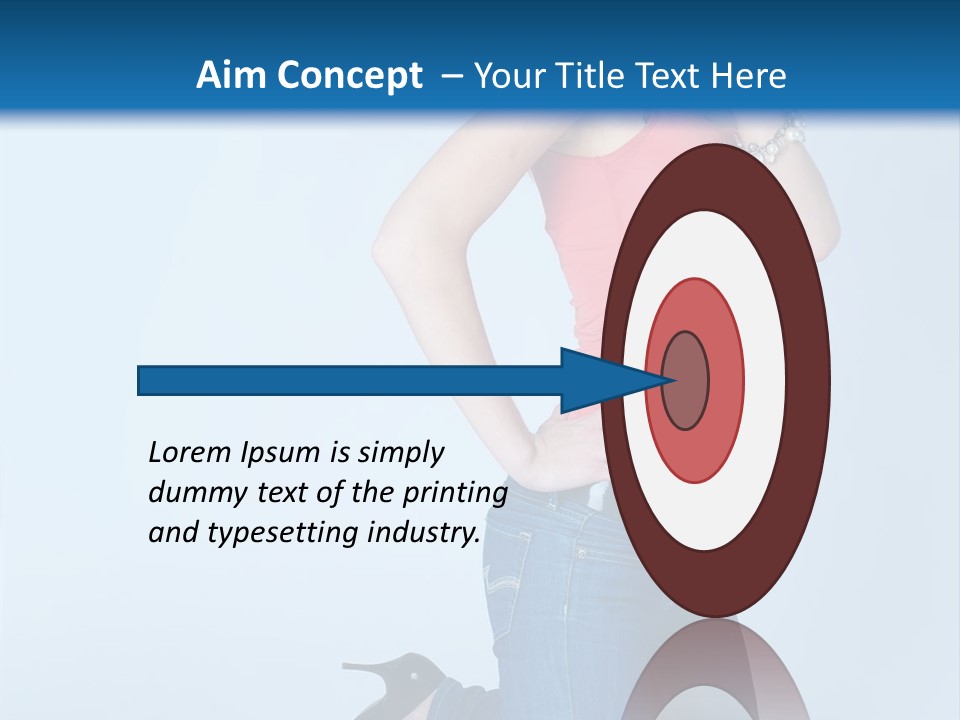 Model Shoes Bracelet PowerPoint Template