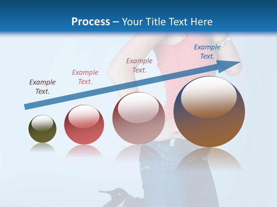 Model Shoes Bracelet PowerPoint Template