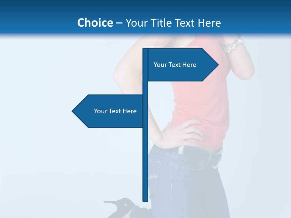 Model Shoes Bracelet PowerPoint Template