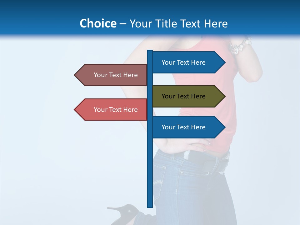 Model Shoes Bracelet PowerPoint Template