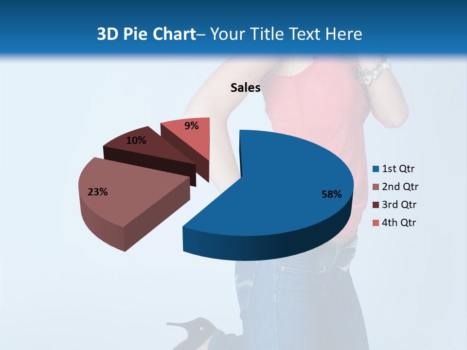 Model Shoes Bracelet PowerPoint Template