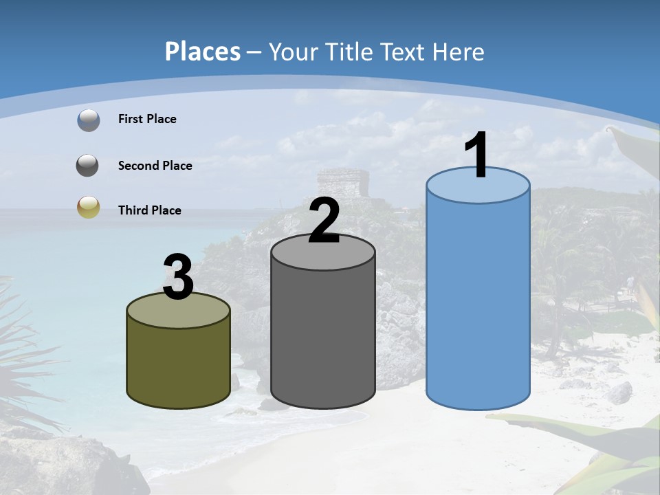 Mexico Beachfront Del PowerPoint Template