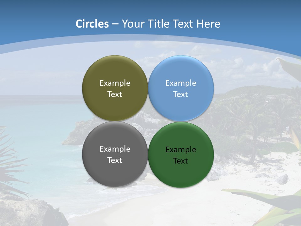 Mexico Beachfront Del PowerPoint Template