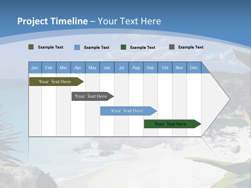 Mexico Beachfront Del PowerPoint Template