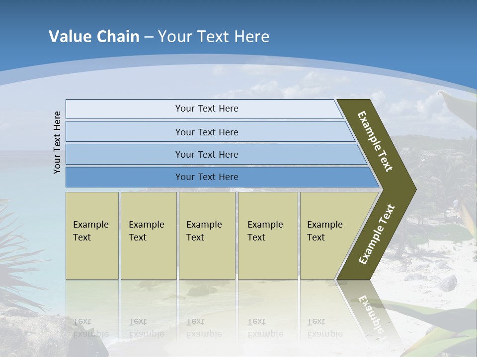 Mexico Beachfront Del PowerPoint Template
