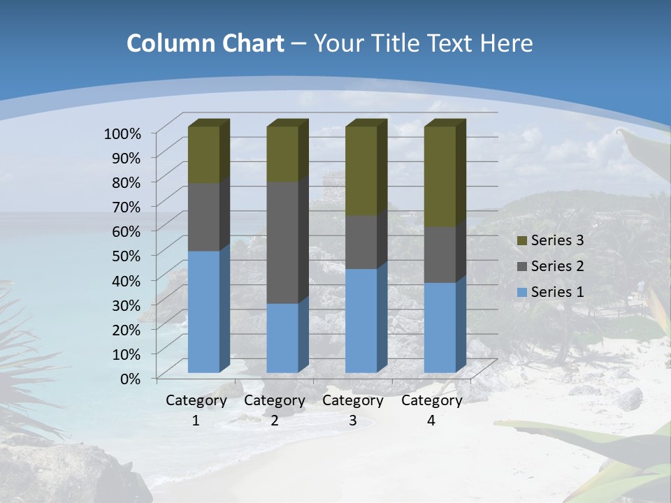 Mexico Beachfront Del PowerPoint Template