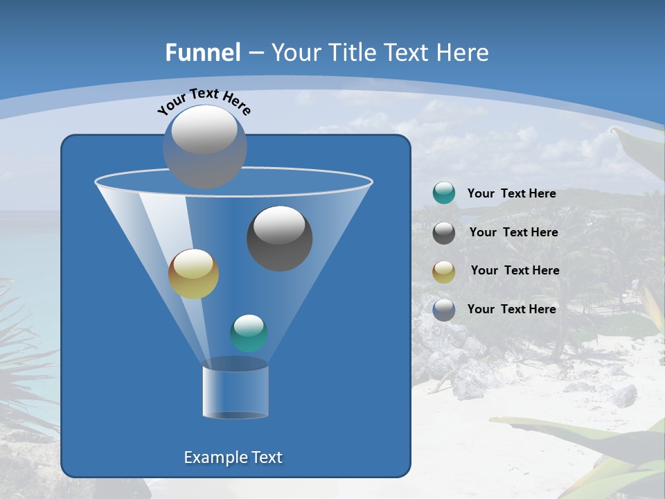 Mexico Beachfront Del PowerPoint Template