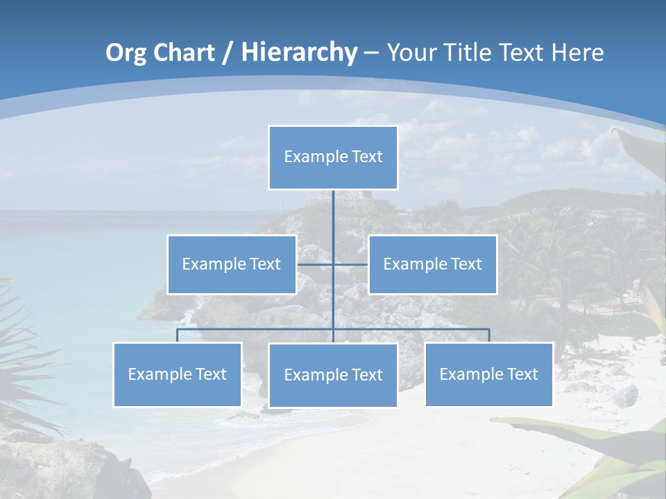 Mexico Beachfront Del PowerPoint Template