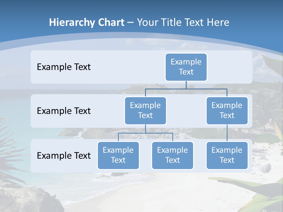 Mexico Beachfront Del PowerPoint Template