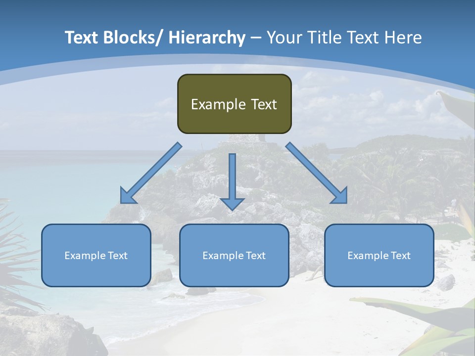 Mexico Beachfront Del PowerPoint Template