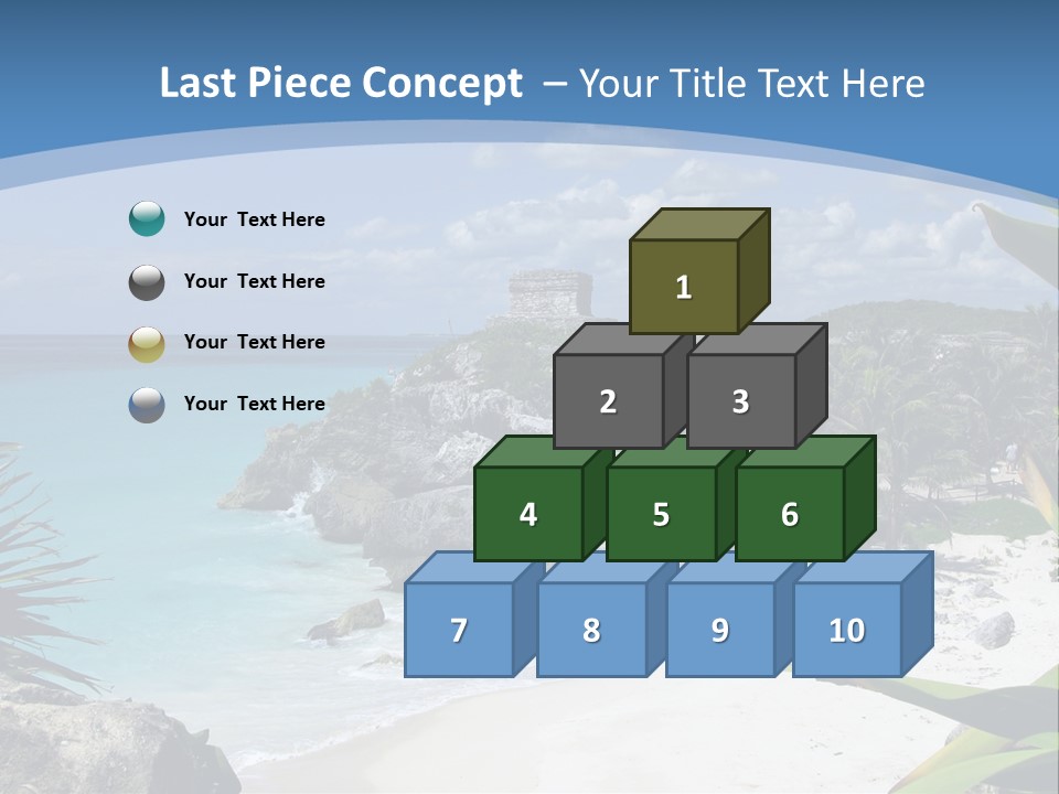 Mexico Beachfront Del PowerPoint Template