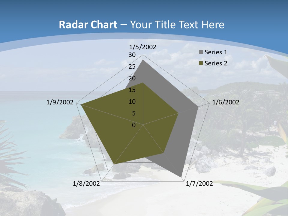 Mexico Beachfront Del PowerPoint Template