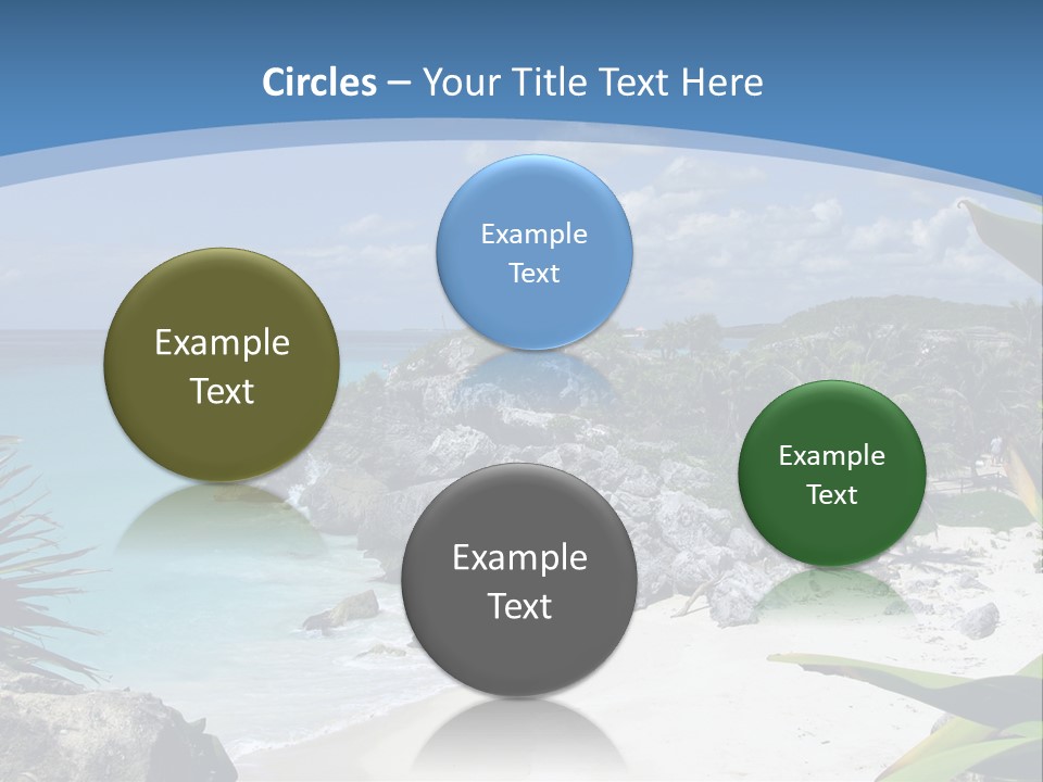 Mexico Beachfront Del PowerPoint Template