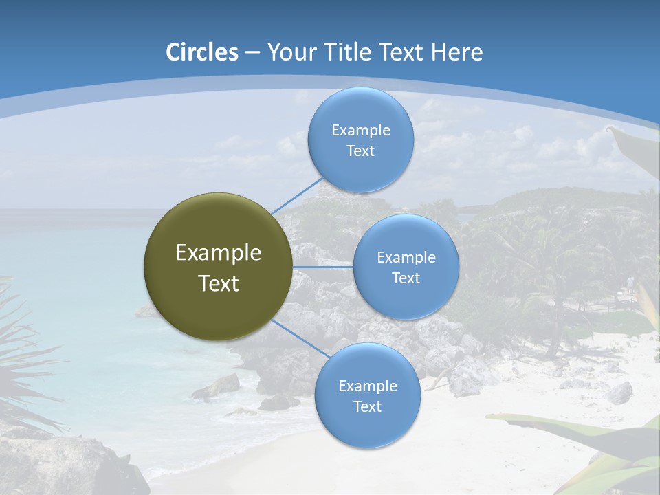 Mexico Beachfront Del PowerPoint Template