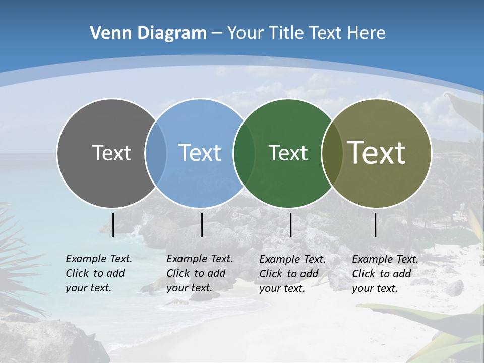 Mexico Beachfront Del PowerPoint Template