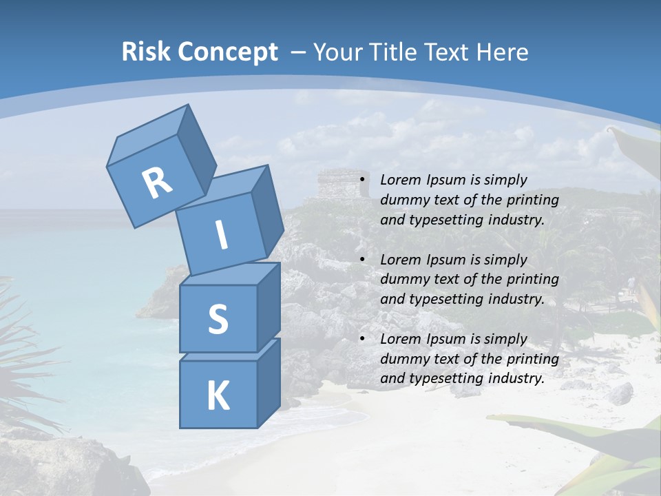 Mexico Beachfront Del PowerPoint Template